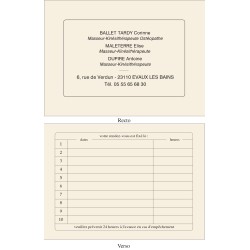 Cartons de RDV